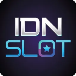 โลโก้ IDN Slot ภาพประกอบบทความ โลโก้ตัวอักษร IDN SLOT สีขาวและฟ้า