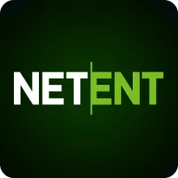 โลโก้ NetEnt ภาพประกอบบทความ โลโก้ตัวอักษร NETENT สีขาวเขียว